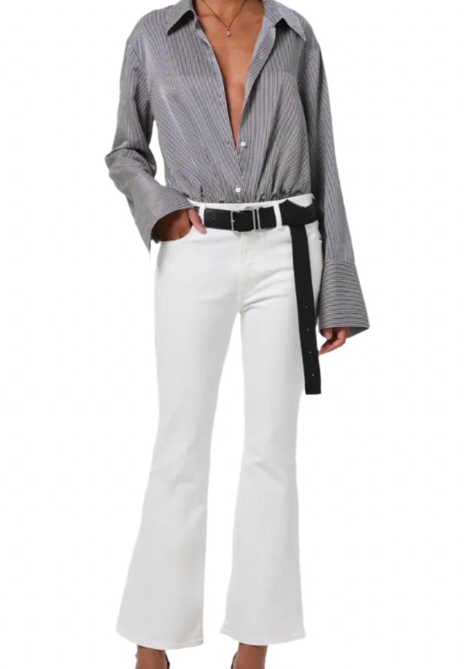 NEW CITIZENS OF HUMANITY lilah high-rise bootcut jeans in soft white